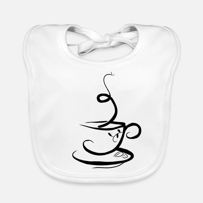 Café café café cadeau café Bavoir bio Bébé