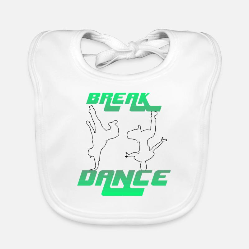 Break dance Organic Baby Bibs