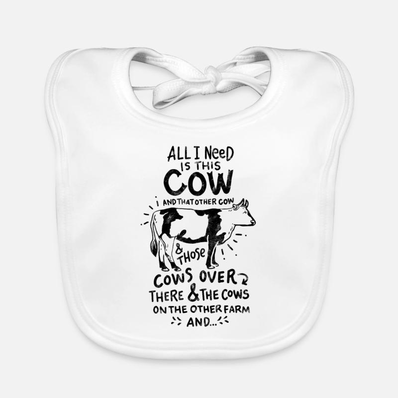 cow Organic Baby Bibs