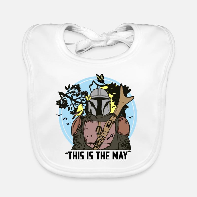 THIS IS THE MAY ! (printemps, way) Bavoir bio Bébé