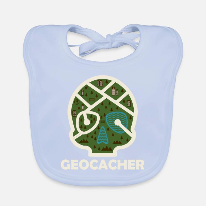 Géocaching géocaching Bavoir bio Bébé