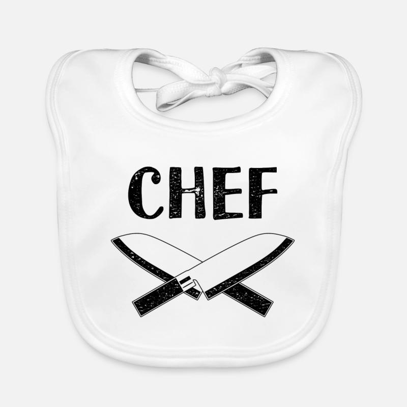 Chef Restaurant Gastronomy Organic Baby Bibs
