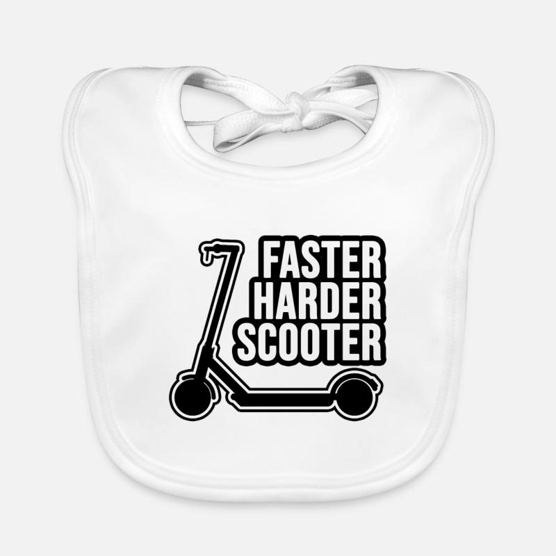 Faster Harder Scooter Baby Bio-Lätzchen
