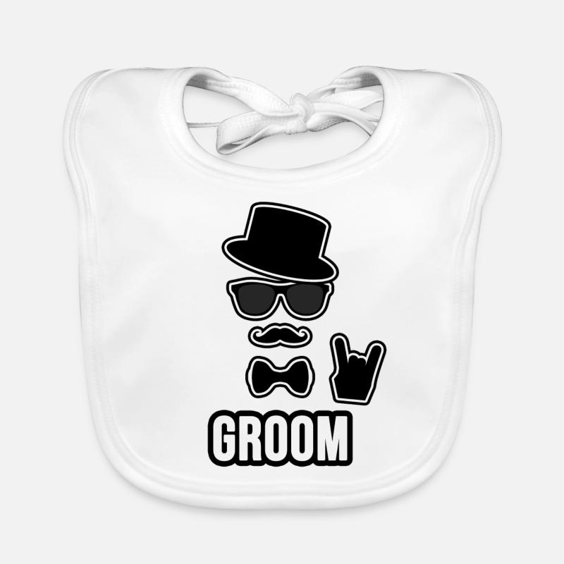 Cool Groom Baby Bio-Lätzchen
