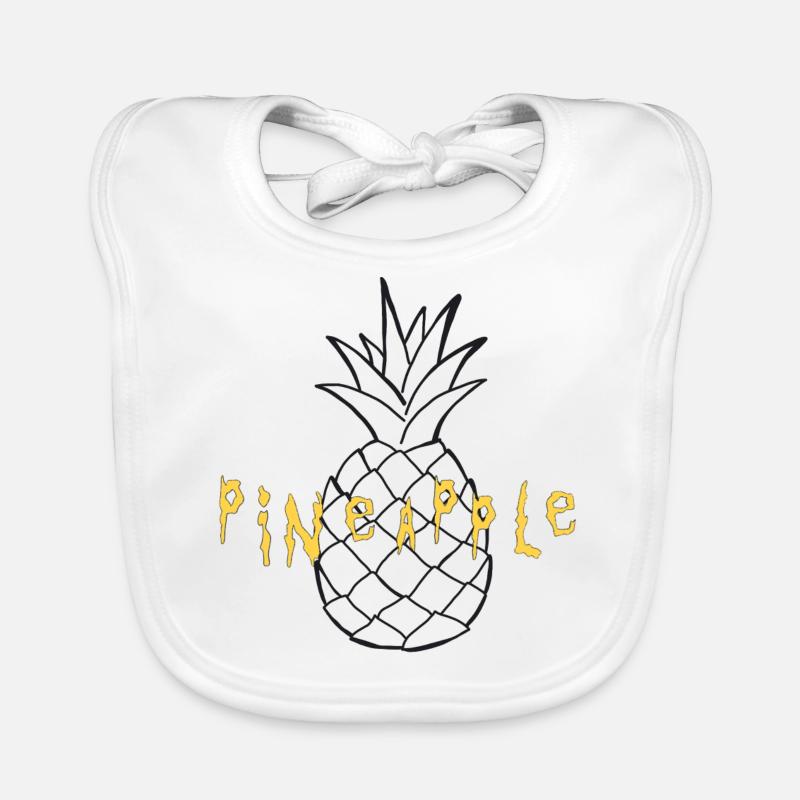Pineapple Organic Baby Bibs