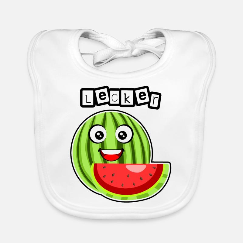 Lecker Melone Baby Bio-Lätzchen