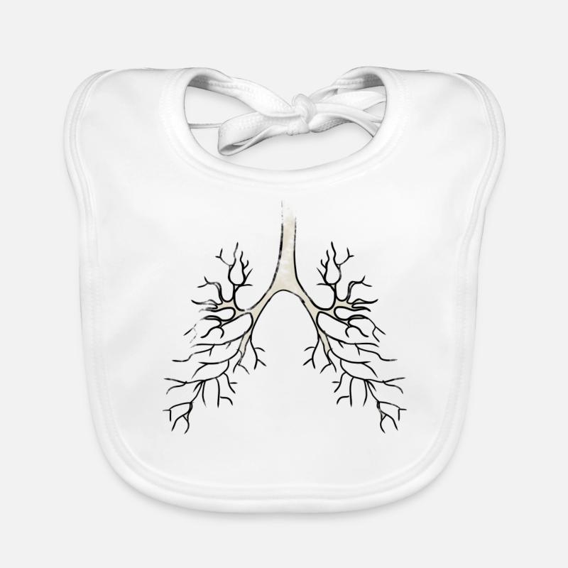Bronchien Anatomie Baby Bio-Lätzchen