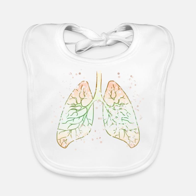 Organe poumon Bavoir bio Bébé