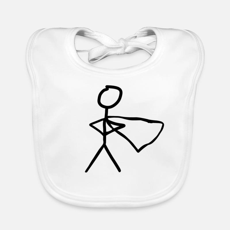 Held Superheld Baby Bio-Lätzchen