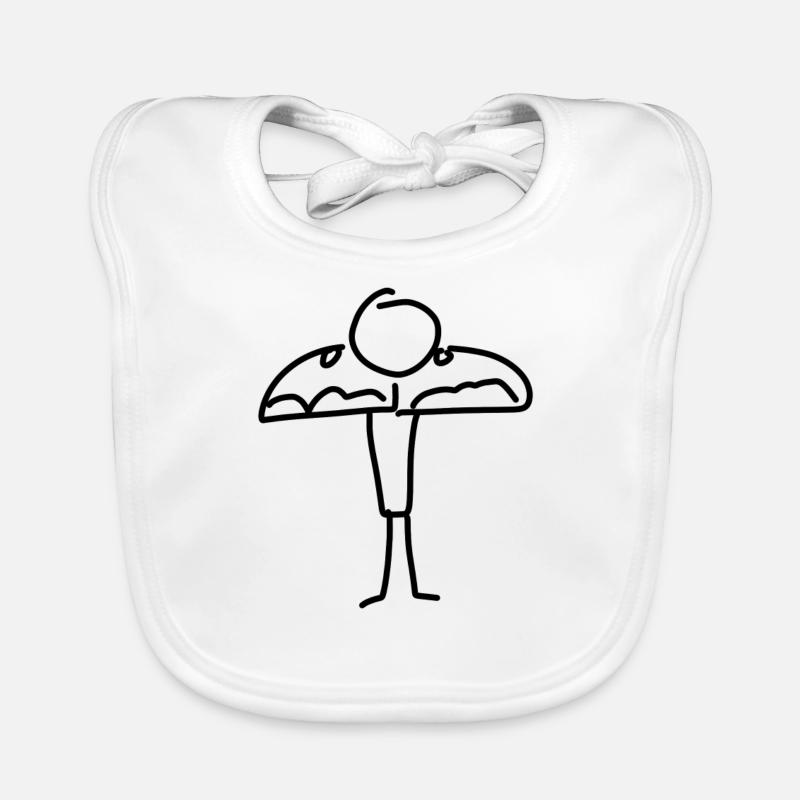 Muscles forts Bavoir bio Bébé