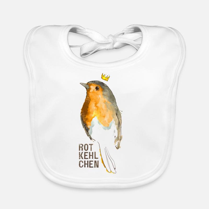 robin Organic Baby Bibs