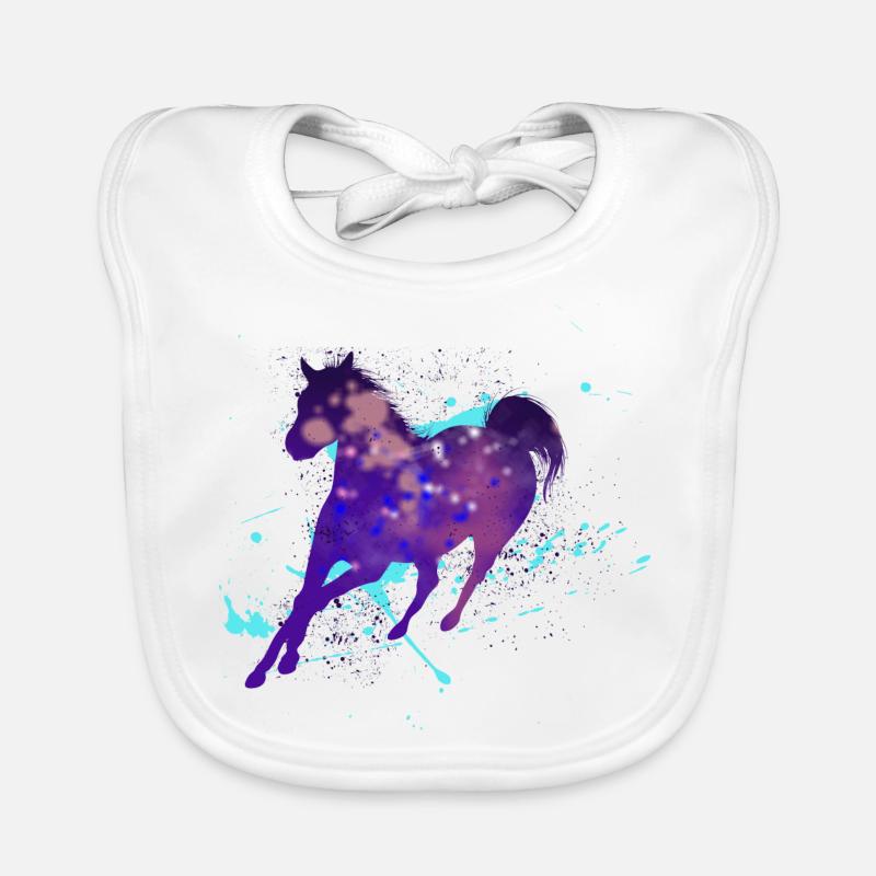 Cheval Bavoir bio Bébé