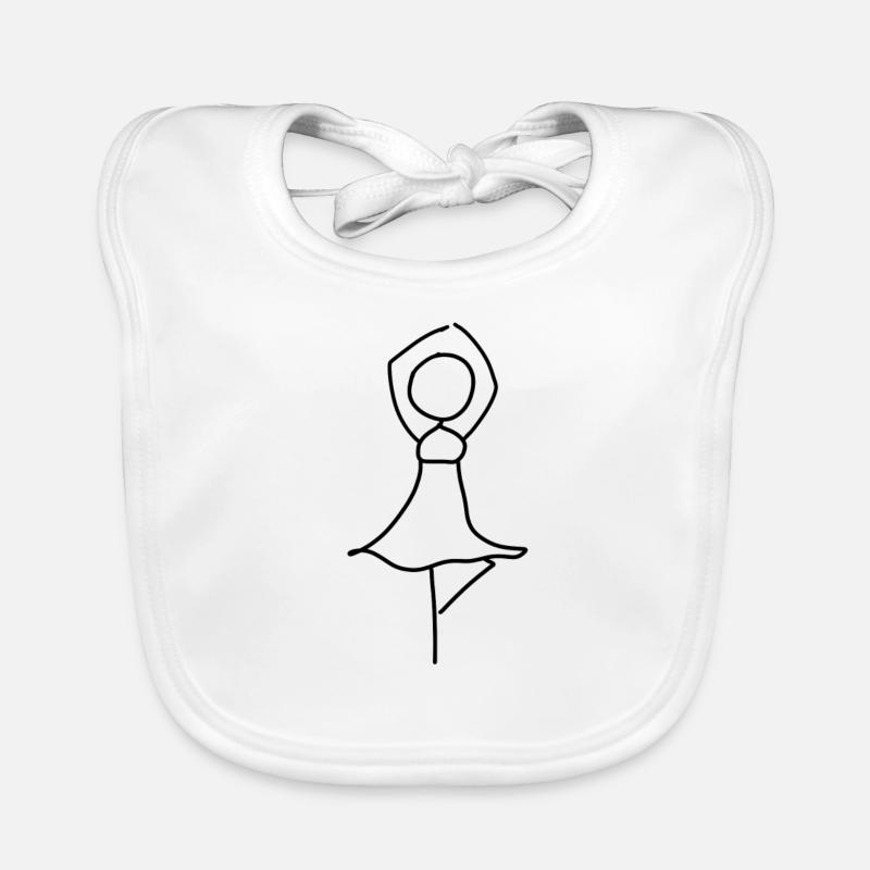 Danseuse danse Bavoir bio Bébé