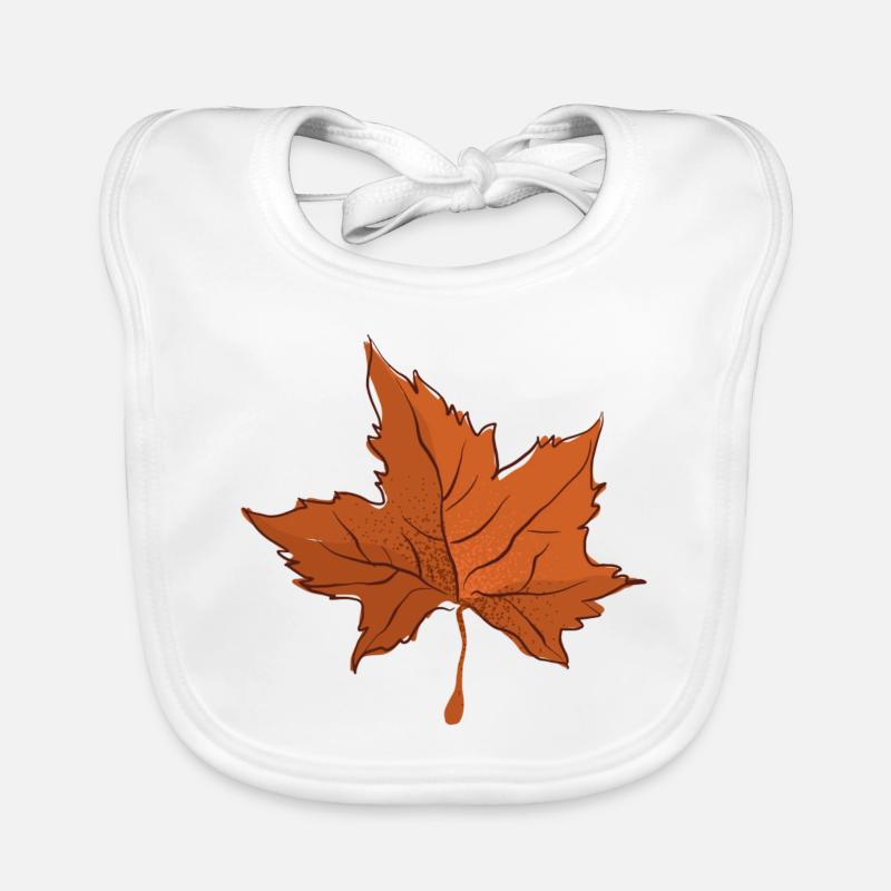 Feuille d’automne Feuille d’automne Bavoir bio Bébé