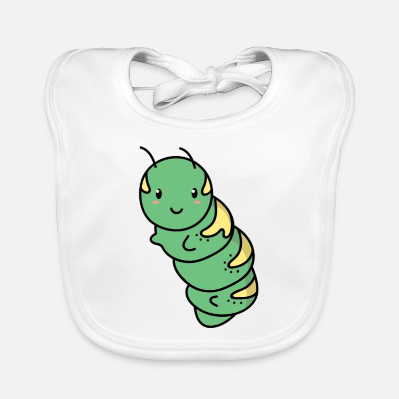 Raupe Baby Bio-Lätzchen