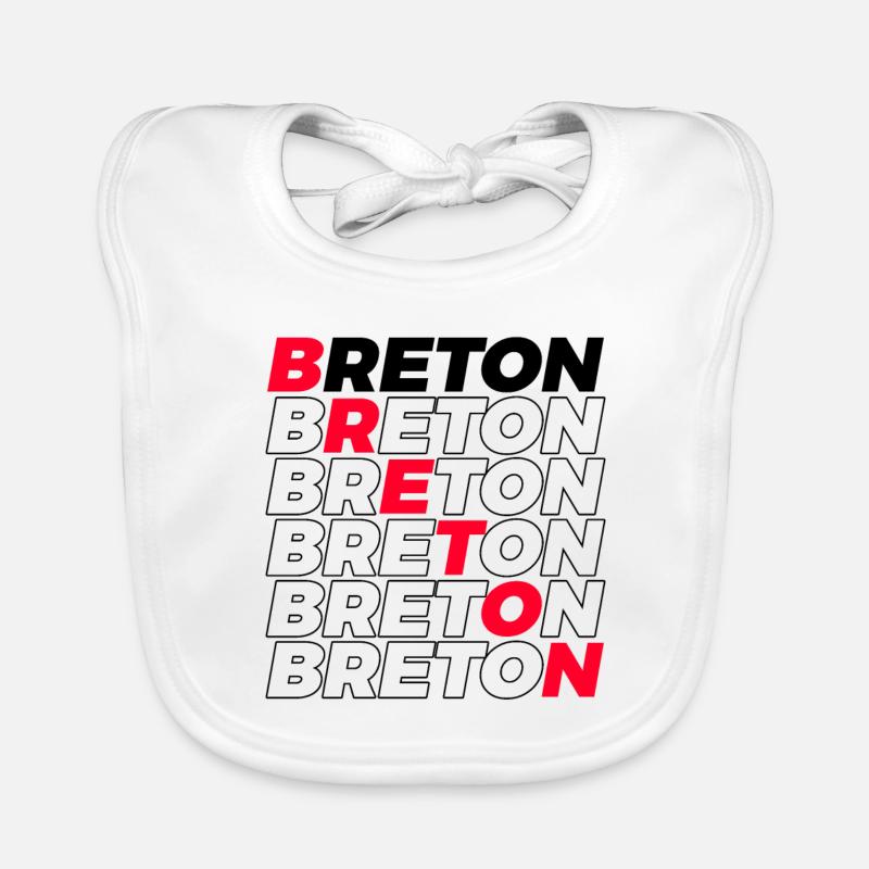 BRETON Bavoir bio Bébé