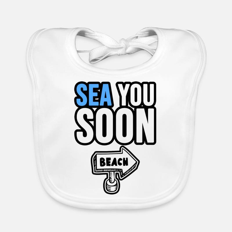 Mer vous bientôt! Bavoir bio Bébé