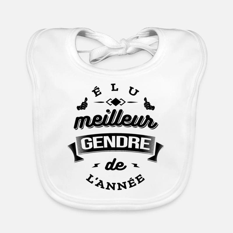 ÉLU MEILLEUR GENDRE DE L'ANNÉE Bavoir bio Bébé
