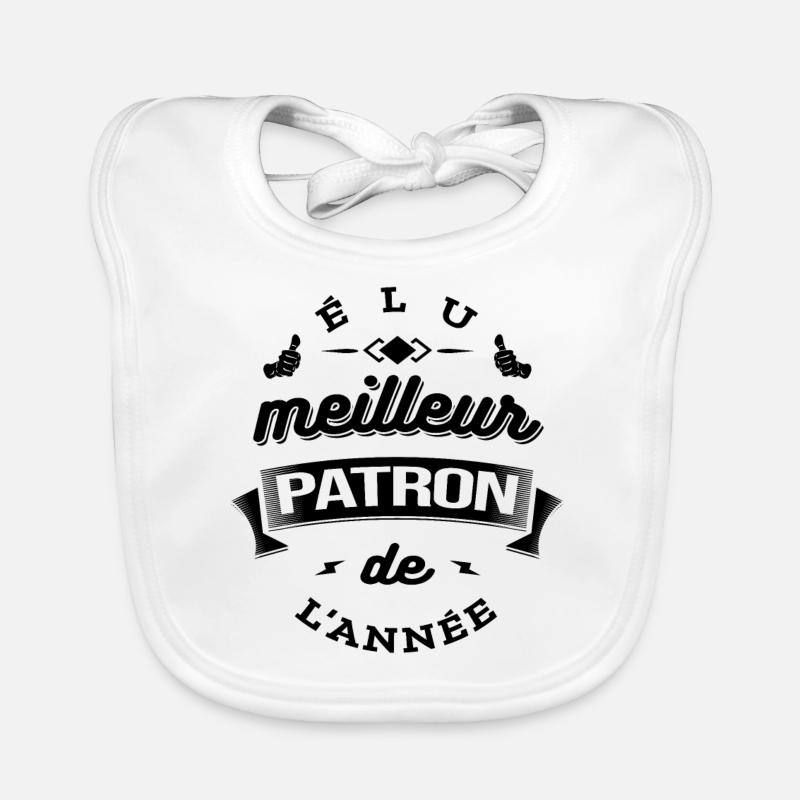 ÉLU MEILLEUR PATRON DE L'ANNÉE Bavoir bio Bébé
