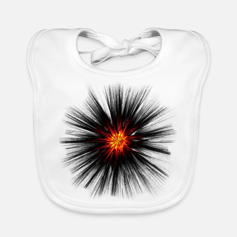 Explosion sombre Bavoir bio Bébé