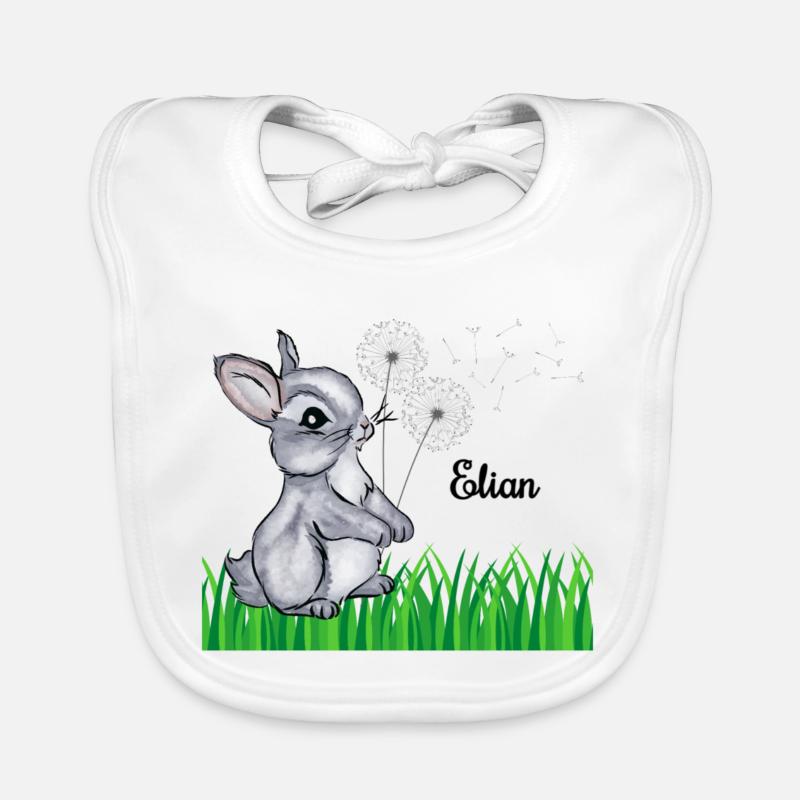 Nom de lapin Cadeau Elian Bavoir bio Bébé