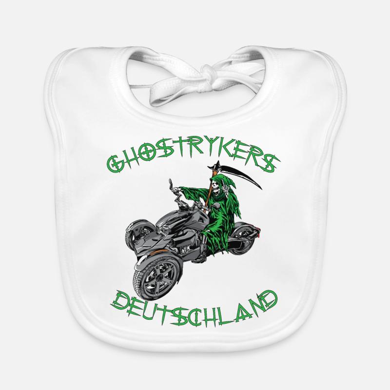 Ghostryker Germany Green Organic Baby Bibs