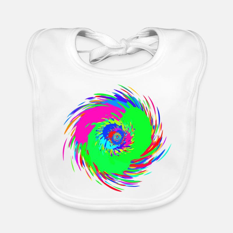 Color Splash 2 Organic Baby Bibs