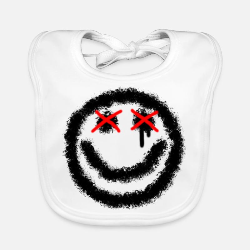 Sourire avec XX - Bavoir bio Bébé - blanc