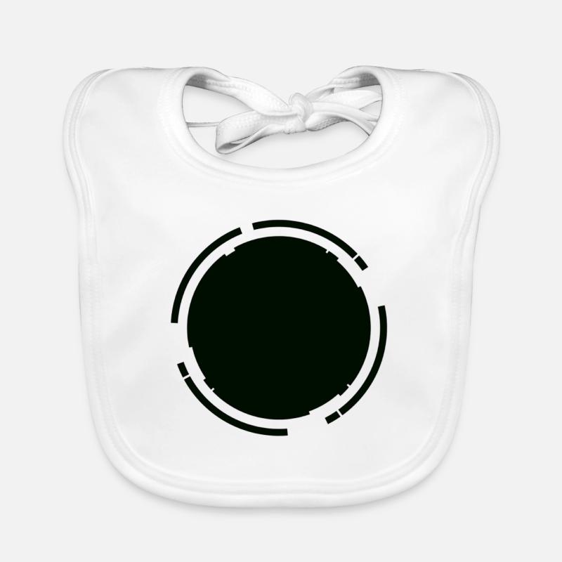 Fond noir Bavoir bio Bébé