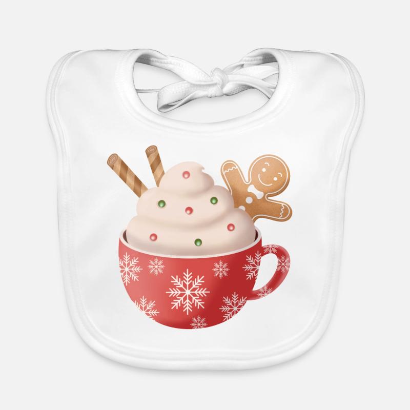 Coupe de Noël Bavoir bio Bébé