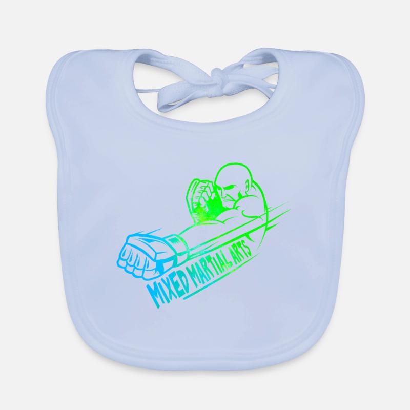 Mixed Martial Arts logo design coloré Bavoir bio Bébé