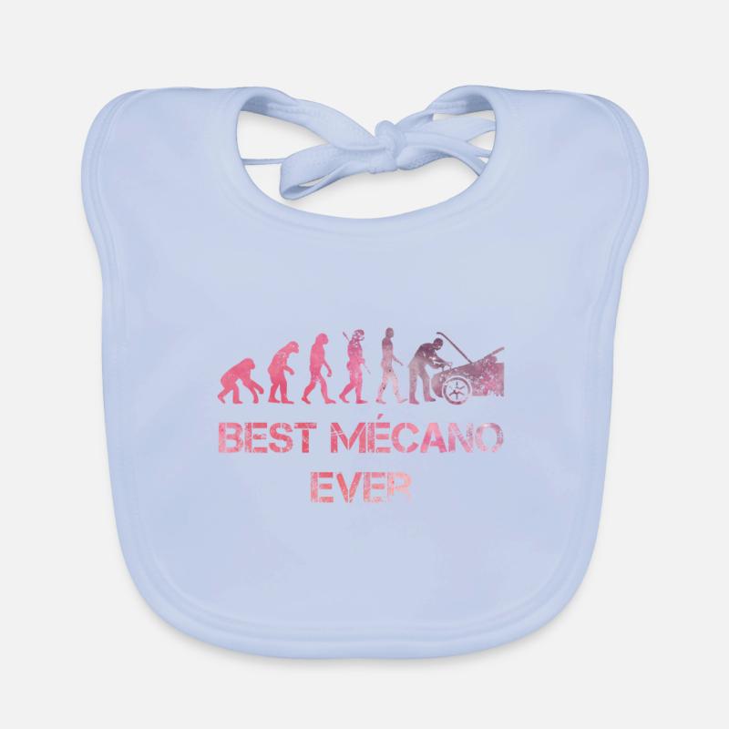 Evolution du best mécano ever Bavoir bio Bébé