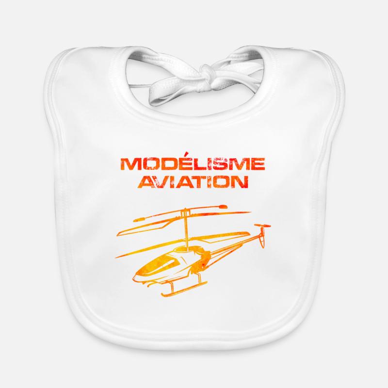 Modélisme aviation hélicoptère Bavoir bio Bébé