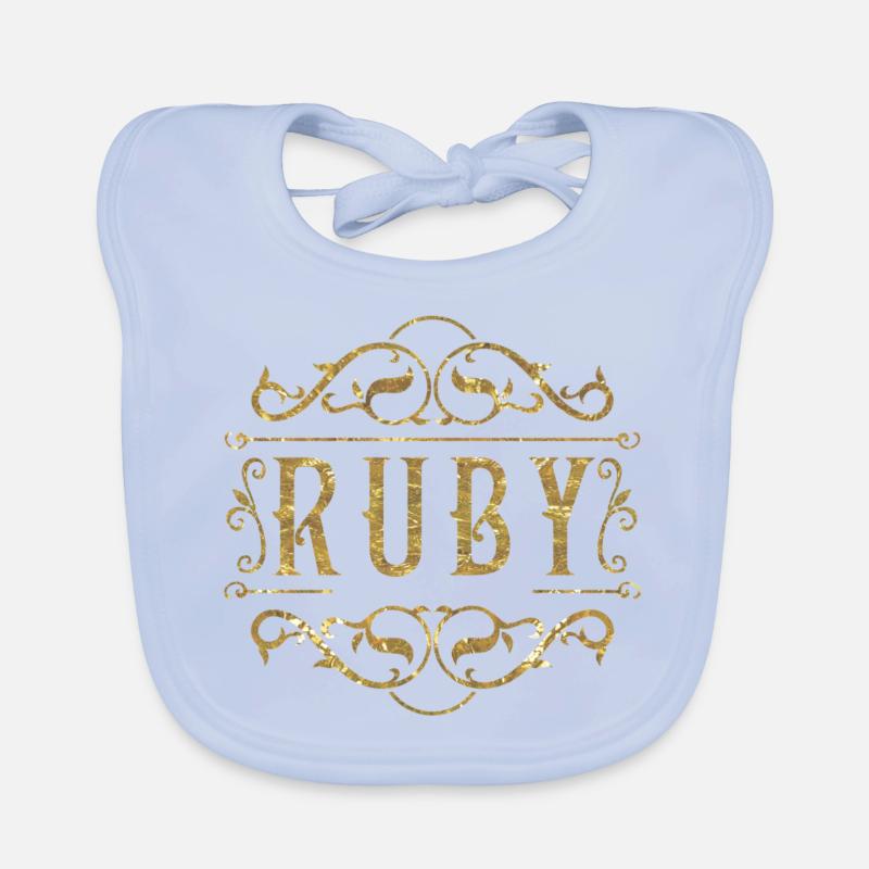 Ruby gold Organic Baby Bibs
