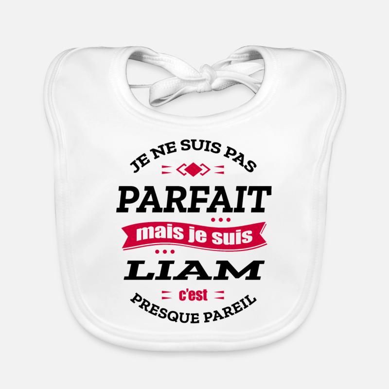 LIAM PARFAIT - PRENOM LIAM Bavoir bio Bébé
