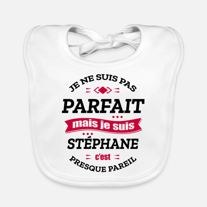 STÉPHANE PARFAIT - PRENOM STÉPHANE Bavoir bio Bébé