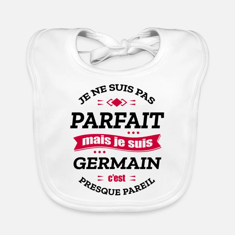 GERMAIN PARFAIT - PRENOM GERMAIN Bavoir bio Bébé