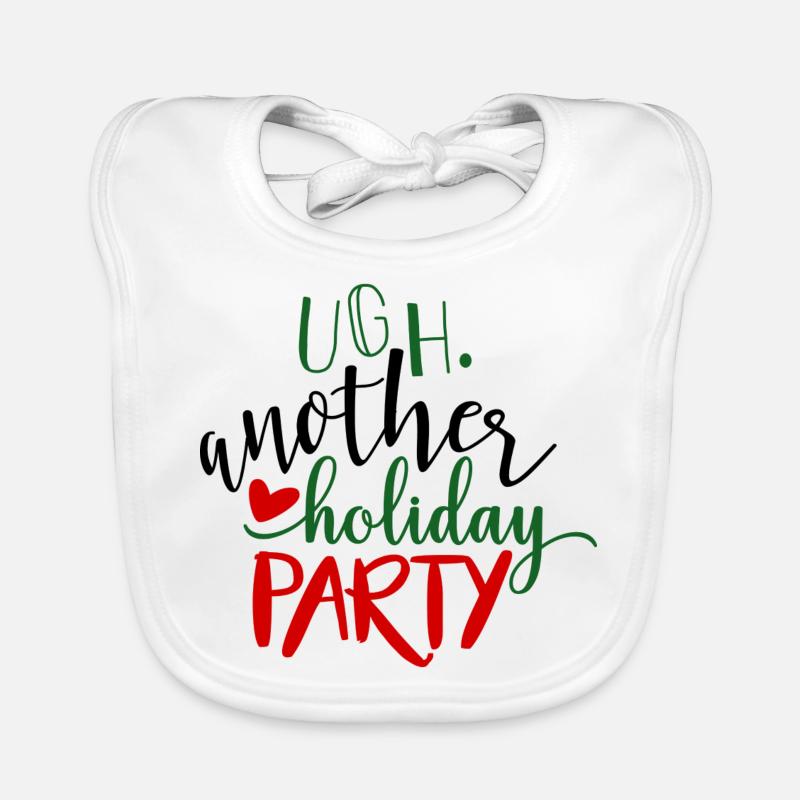 ugh eine weitere Weihnachtsfeier Baby Bio-Lätzchen