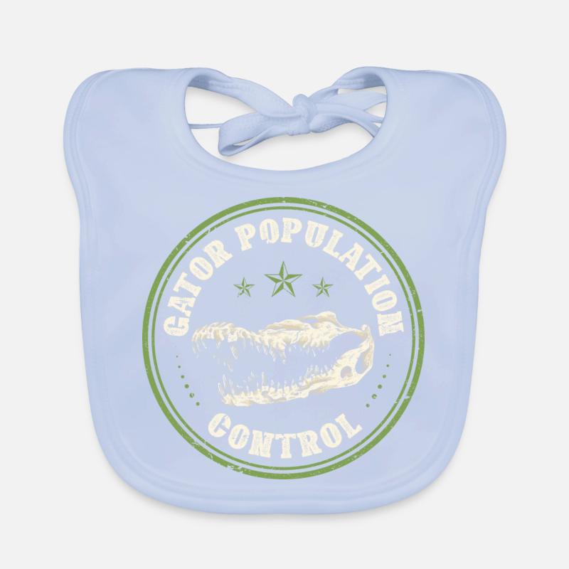 Alligator Hunter Gator Population Control, Bavoir bio Bébé