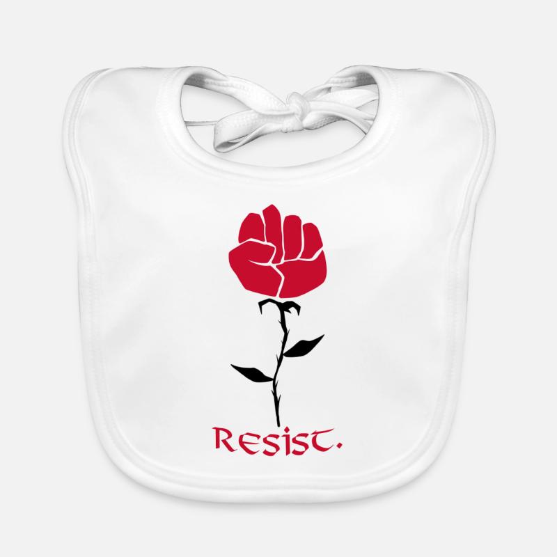 Resist. Organic Baby Bibs