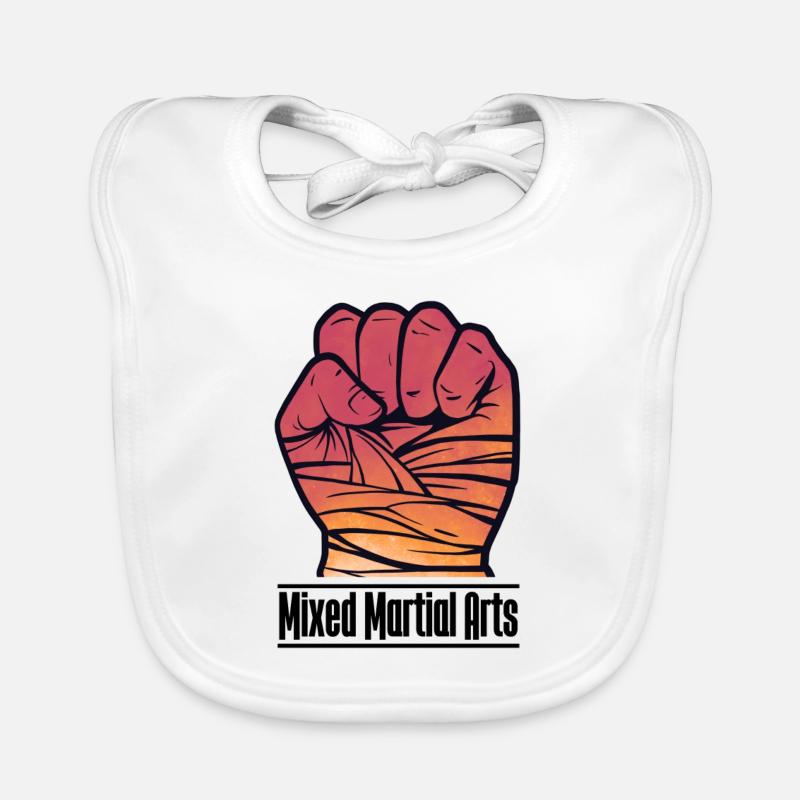 Mixed martial arts Organic Baby Bibs