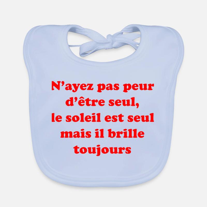 soleil brille Bavoir bio Bébé