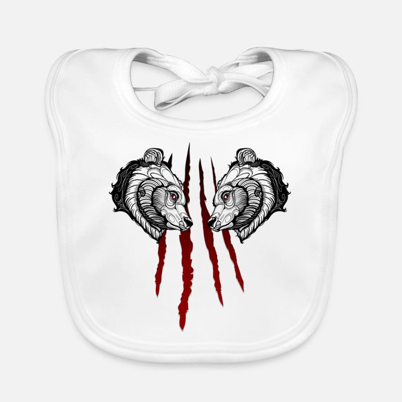 Grizzly art Organic Baby Bibs
