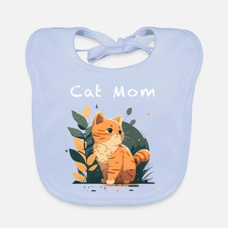 CAT MOM Bavoir bio Bébé