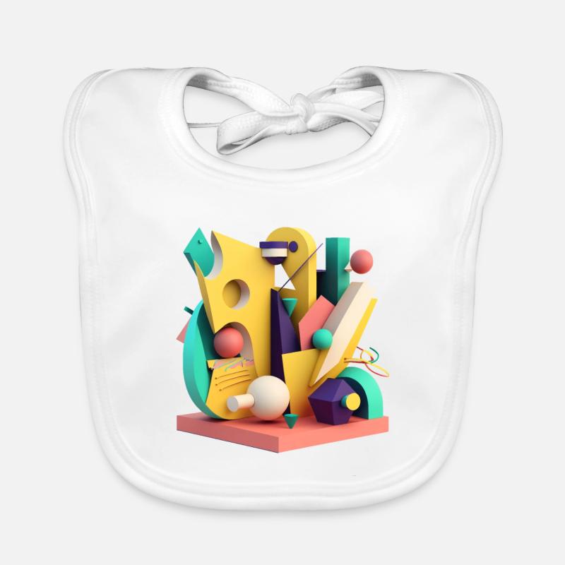 .3D Organic Baby Bibs