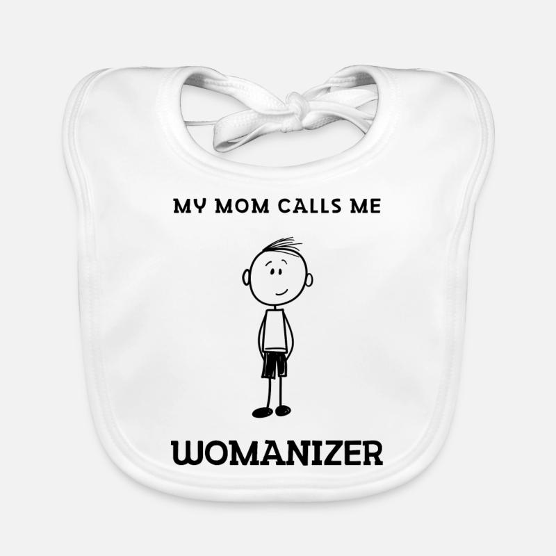 Meine Mutter nennt mich Womanizer Baby Bio-Lätzchen