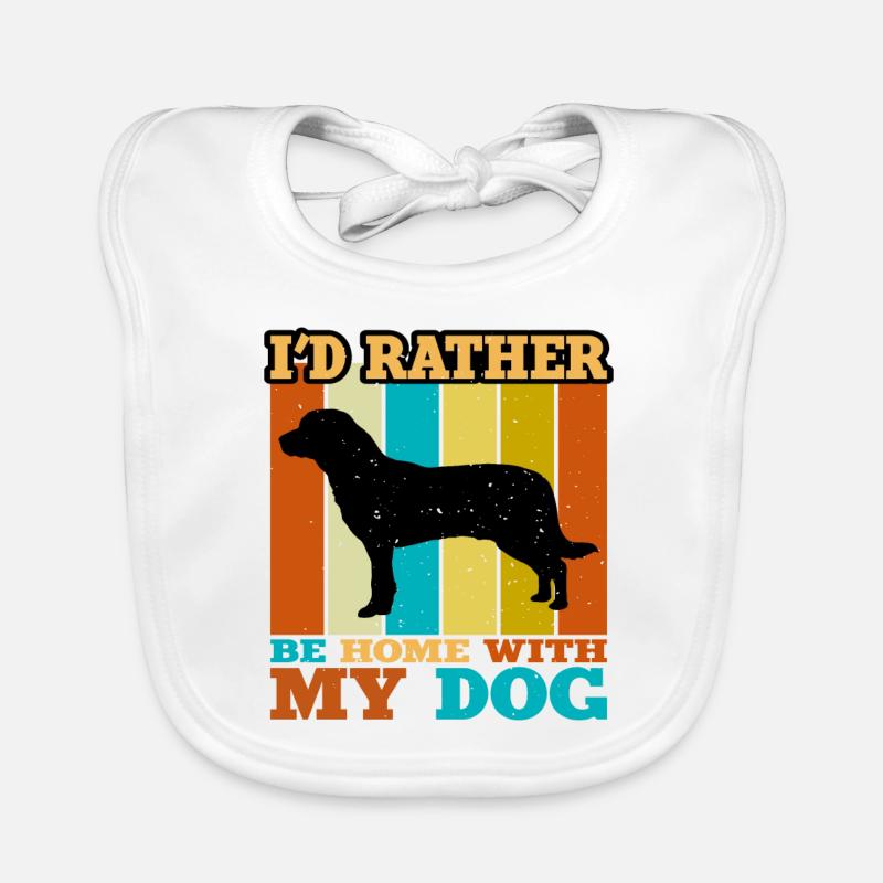 Entlebucher Sennenhund Silhouette Retro Sunset Baby Bio-Lätzchen