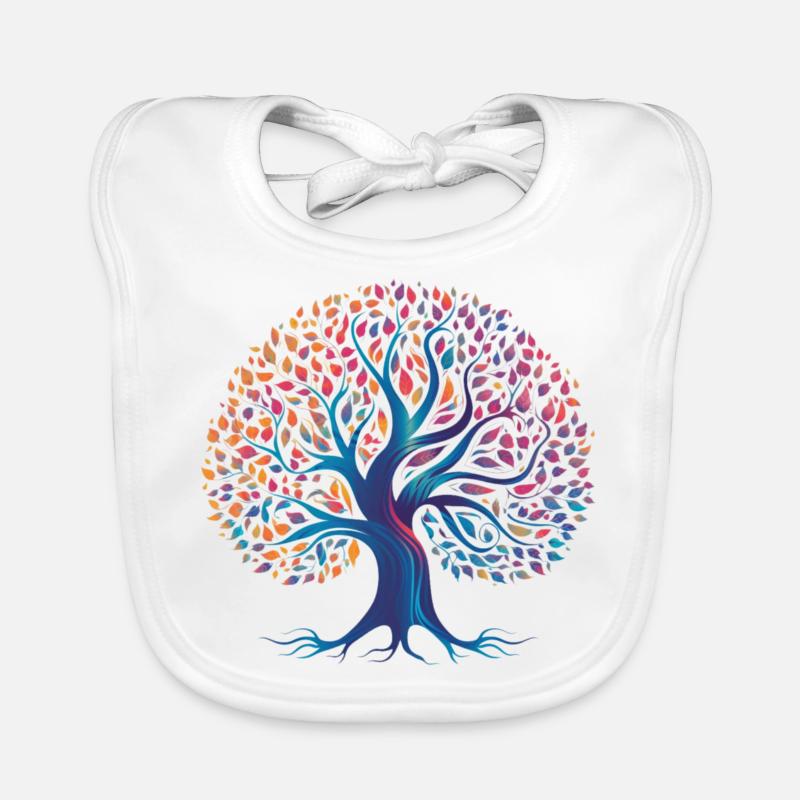 Baum des Lebens Baby Bio-Lätzchen
