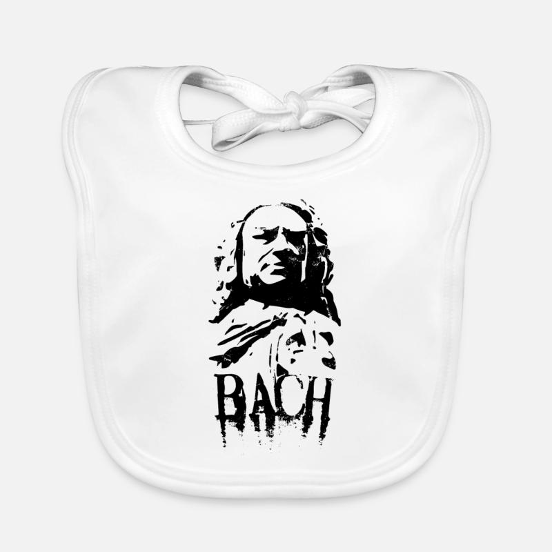Sketch Bach Organic Baby Bibs