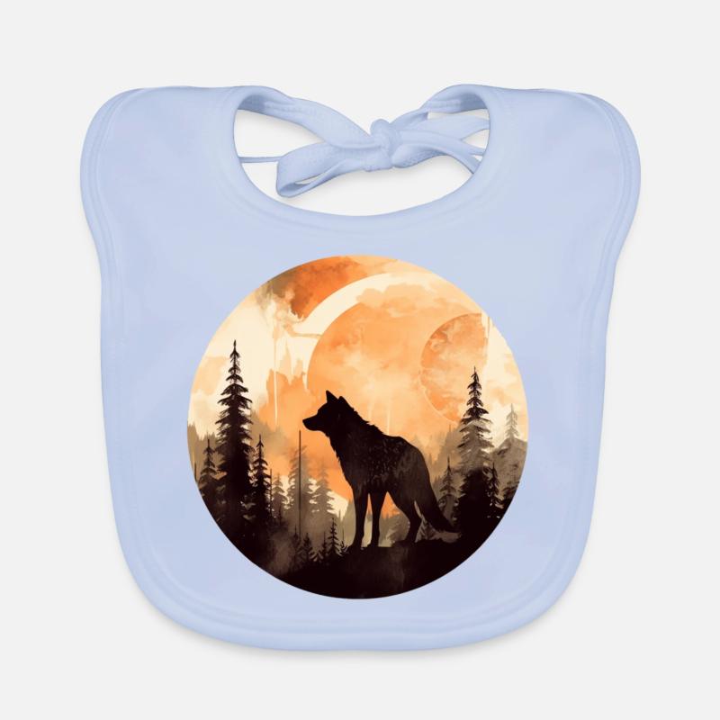 Harm Wolf Organic Baby Bibs